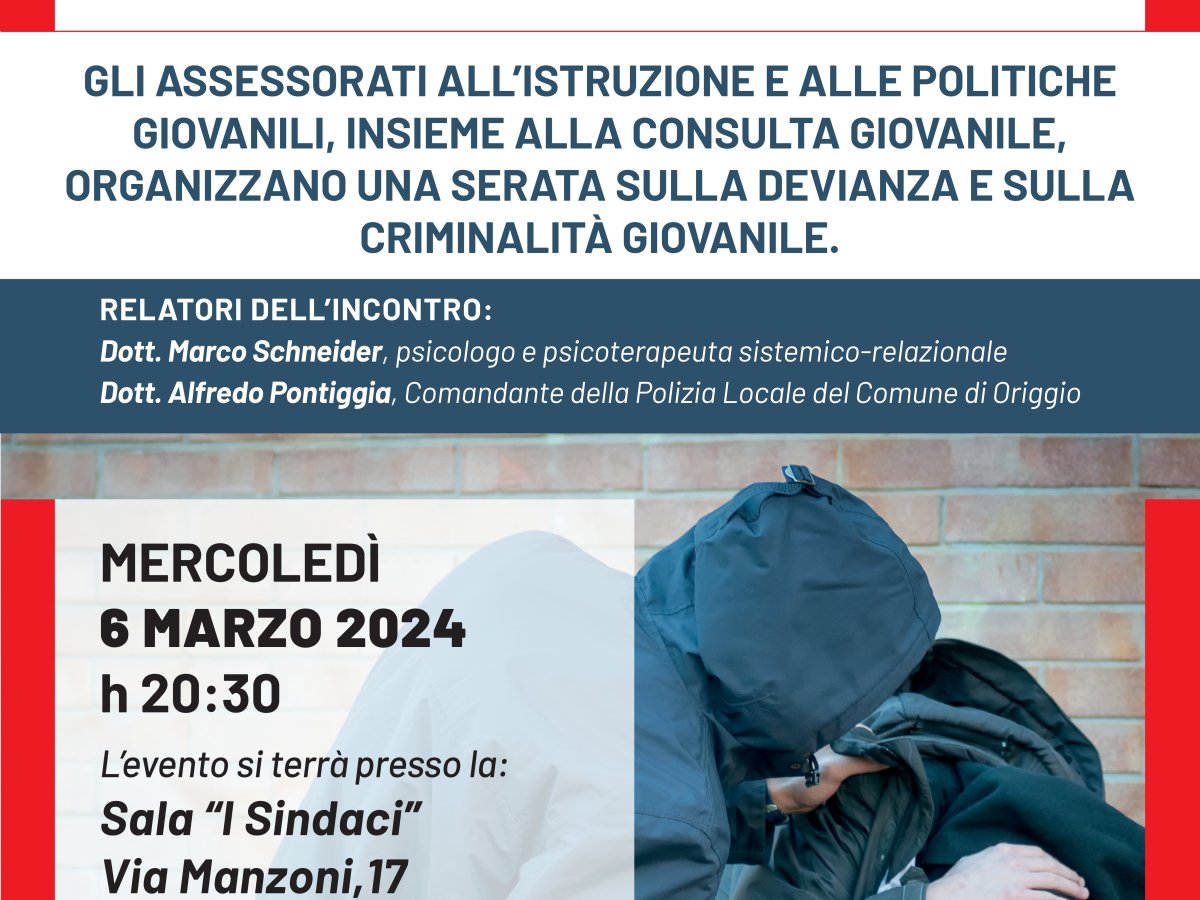 Ospite ad Origgio per parlare di Bullismo e&nbsp;Cyberbullismo